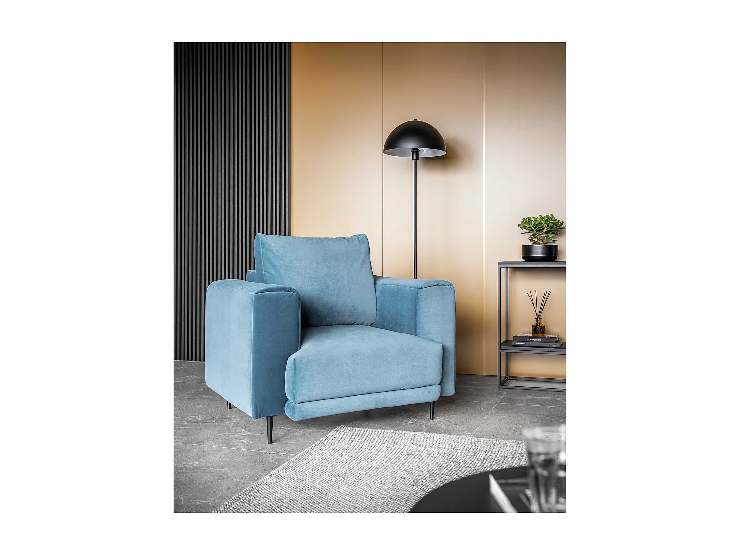 Sunny Poltrana/Tessuto/blu