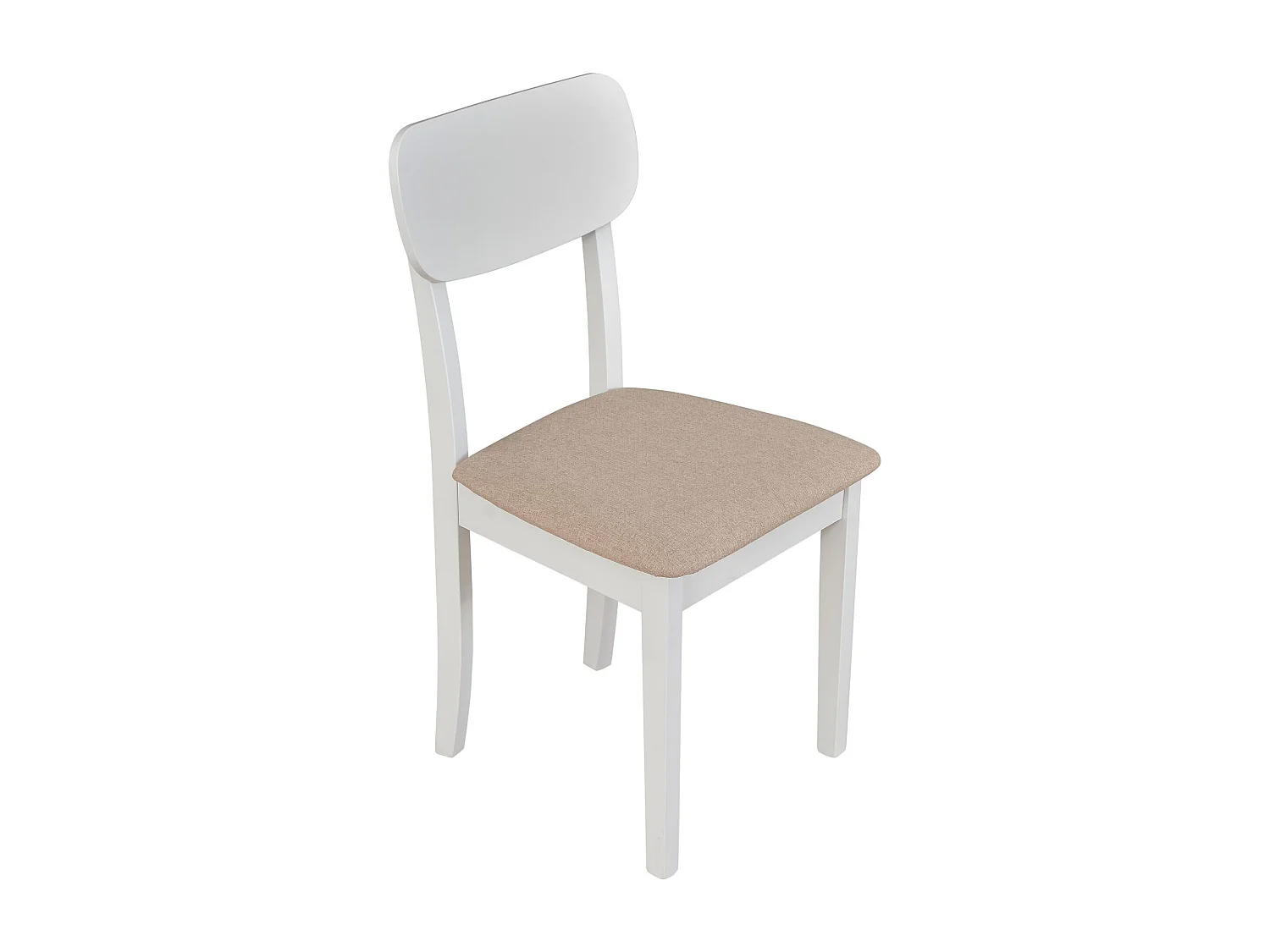 Silla de comedor acolchada – Beige/Blanco – NOELES