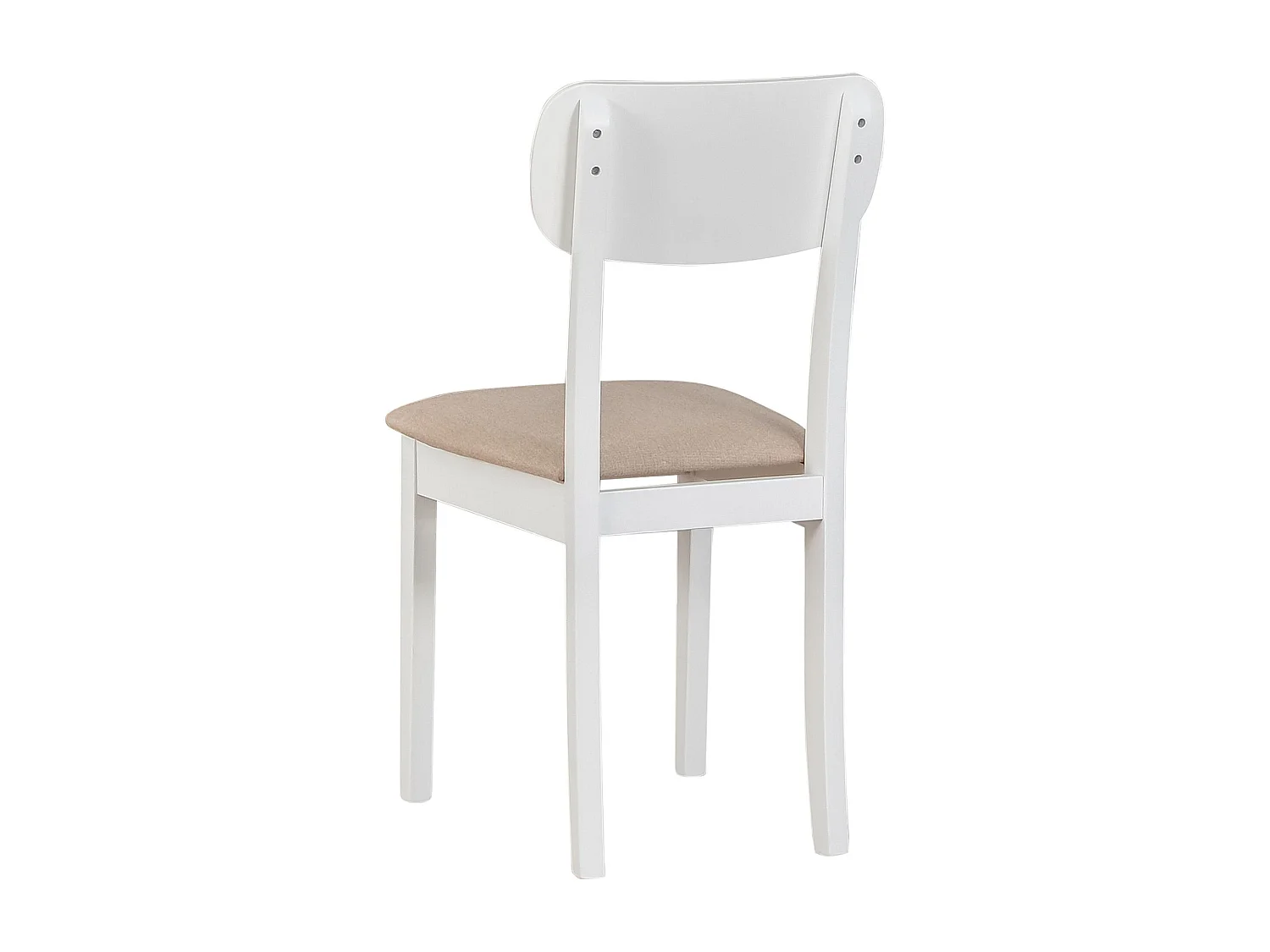 Silla de comedor acolchada – Beige/Blanco – NOELES