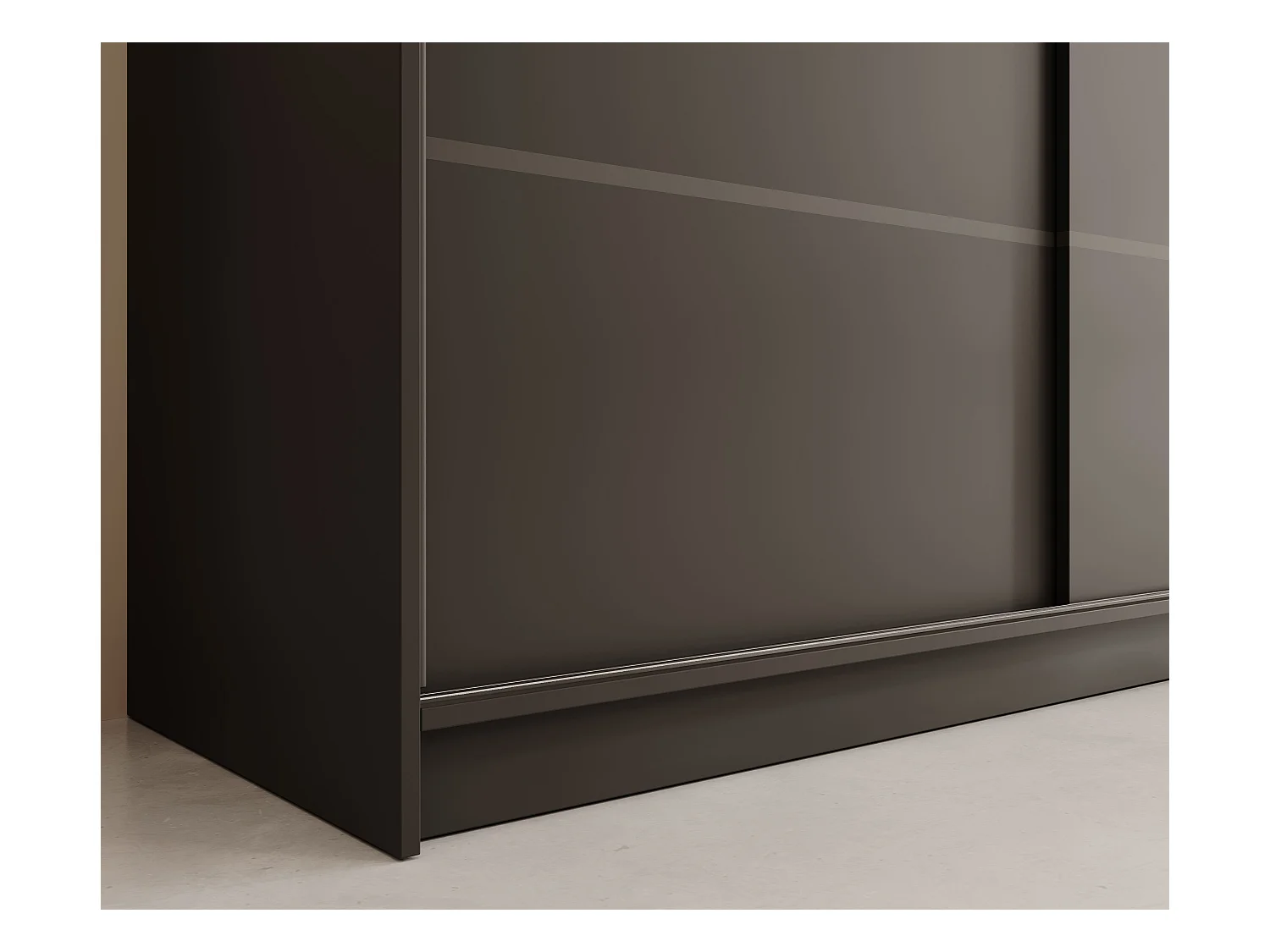 Armoire Maxi 250/Portes coulissantes/Noir