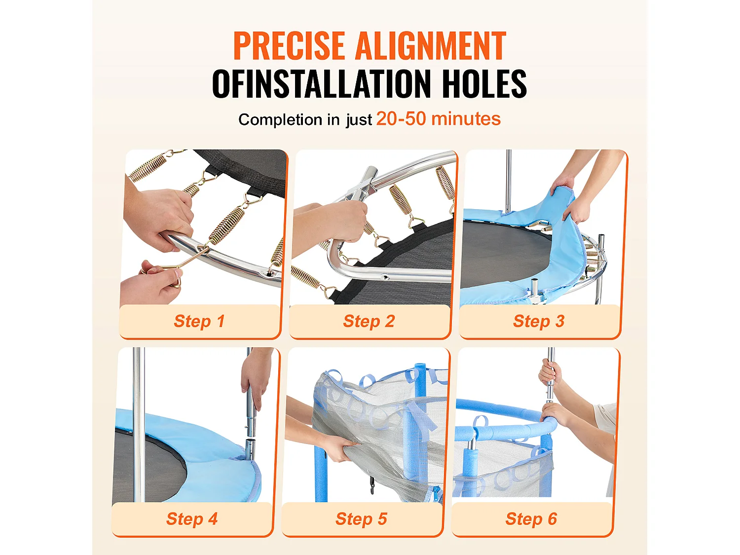 Trampolín SucceBuy, Trampolín Mini de 140 cm para Niños, para Bebés con Red para Uso Interior y Exterior