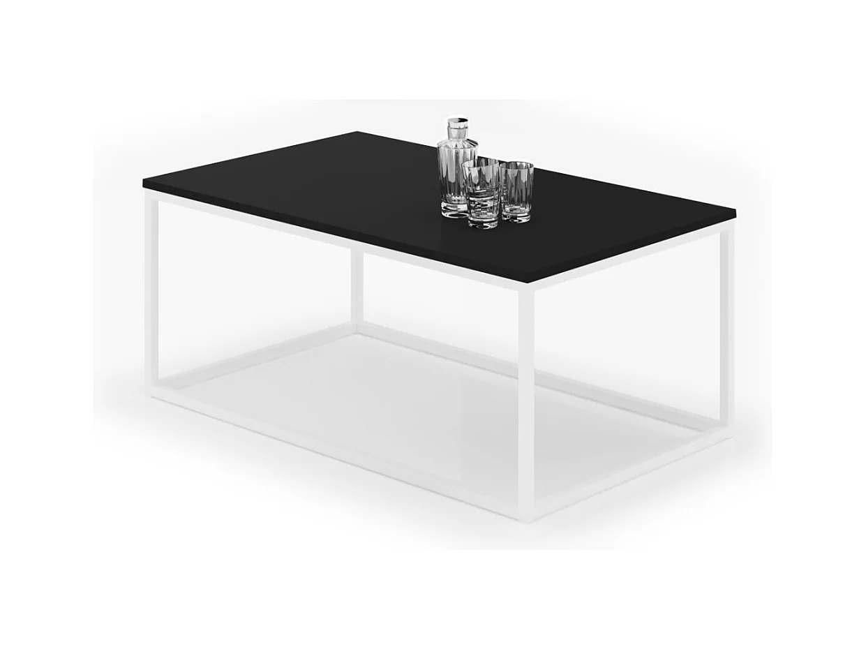 Couchtisch Marisa Lux/Metall&Holz/Weiss&