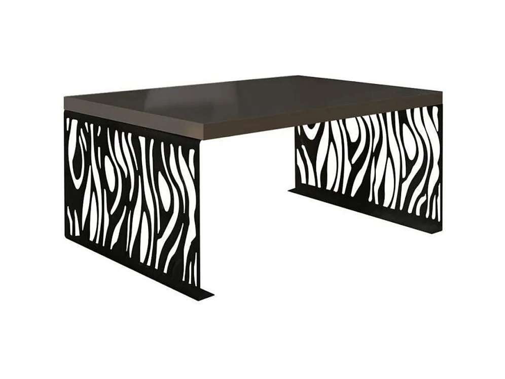 Couchtisch Mavie/Metall&Holz/Schwarz