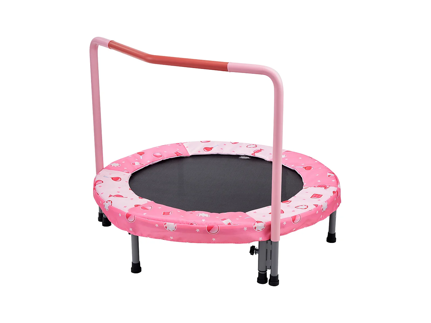 Trampoline SucceBuy, Mini Trampoline 91 cm pour Enfants, Pliable, pour une Utilisation Intérieure et Extérieure, pour Garçons et Filles, Rouge