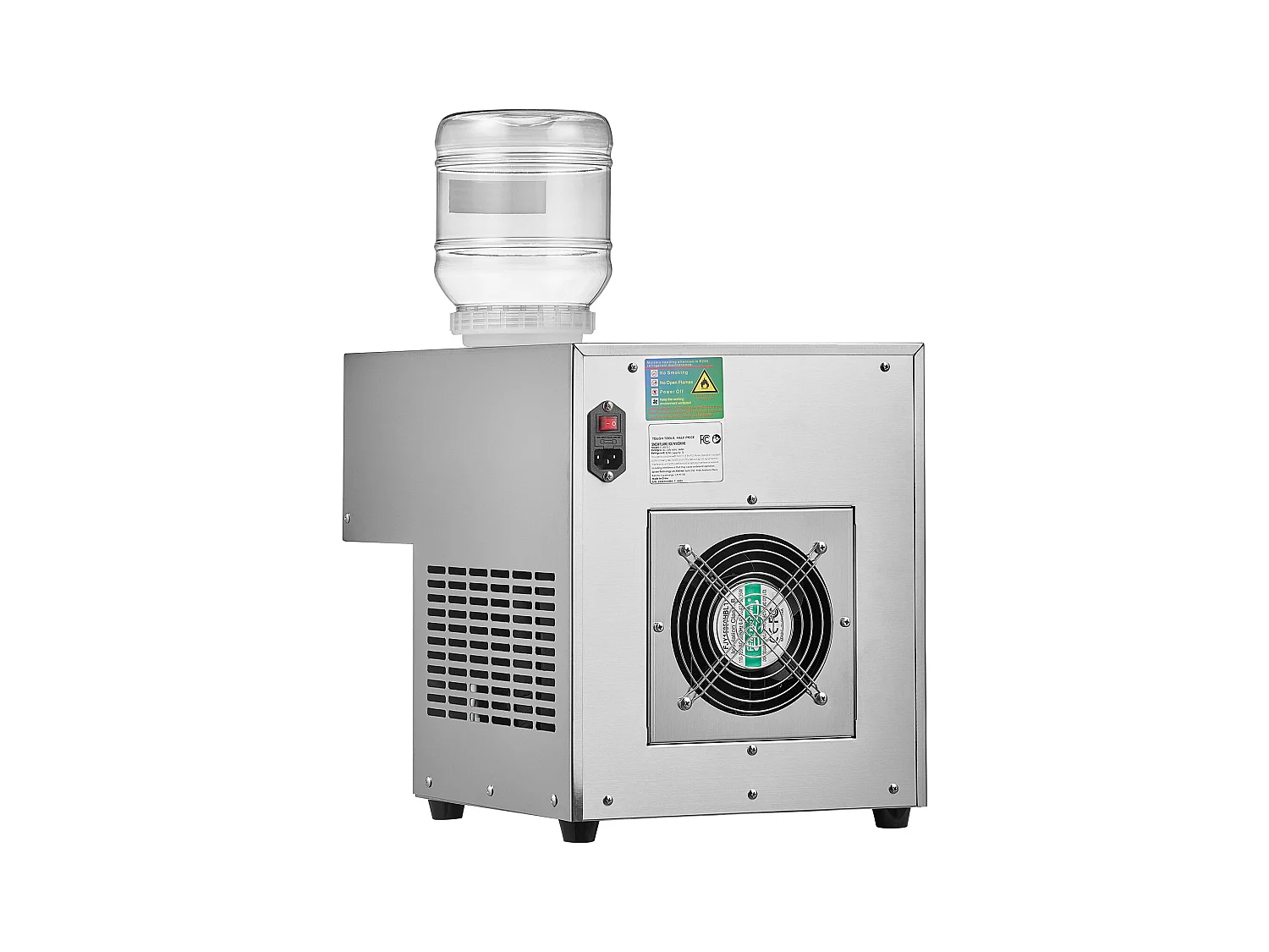 Commerciële Sneeuwvlokjes Ijsmachine SucceBuy, 80 kg/24u in RVS, voor Bakkerijen en Cafés