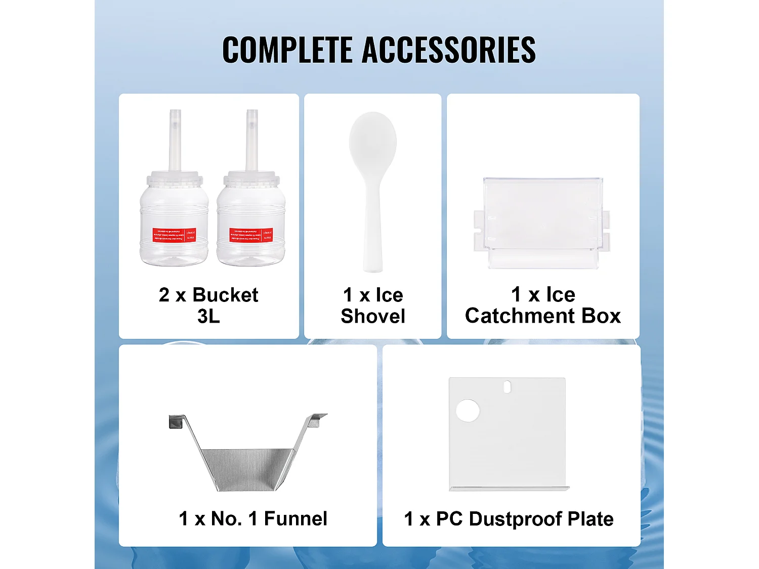 Commerciële Sneeuwvlokjes Ijsmachine SucceBuy, 80 kg/24u in RVS, voor Bakkerijen en Cafés