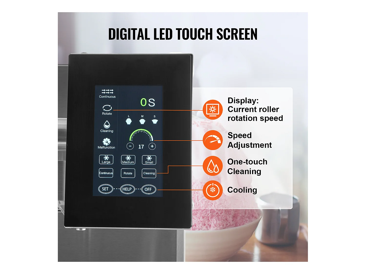 Machine à Glaçons Commerciale SucceBuy en Flocons de Neige, 230 kg/24 H en Acier Inoxydable, pour Boulangerie et Café