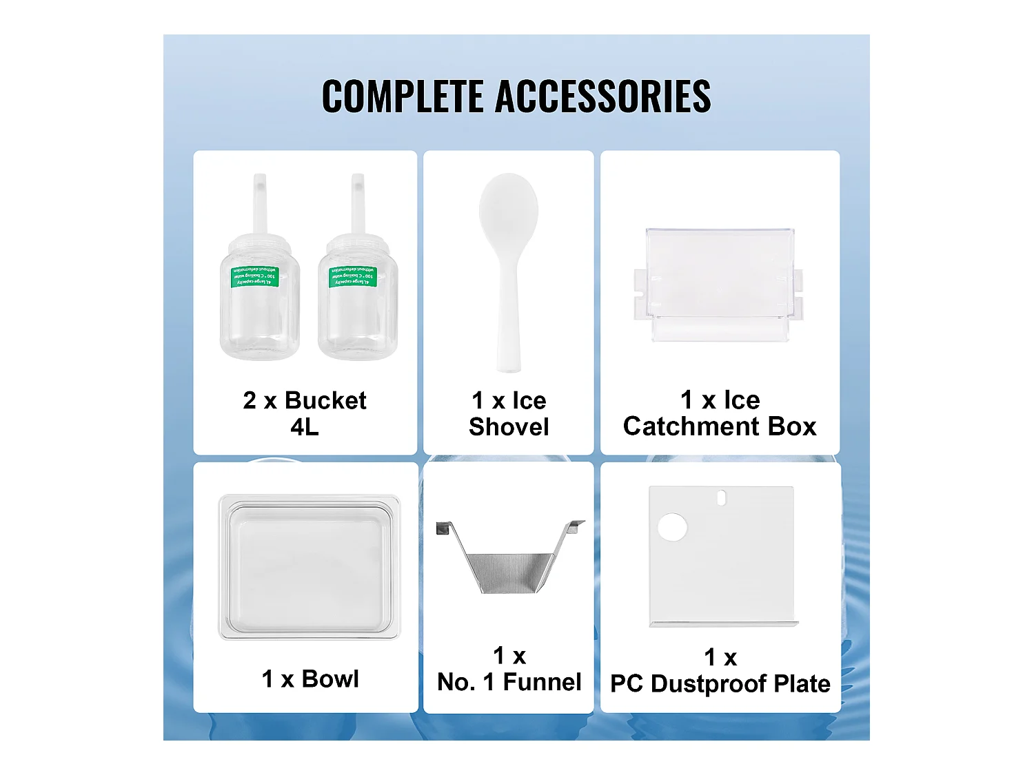 Commerciële Sneeuwvlokjes Ijsmachine SucceBuy, 180 kg/24u in RVS, voor Bakkerijen en Cafés
