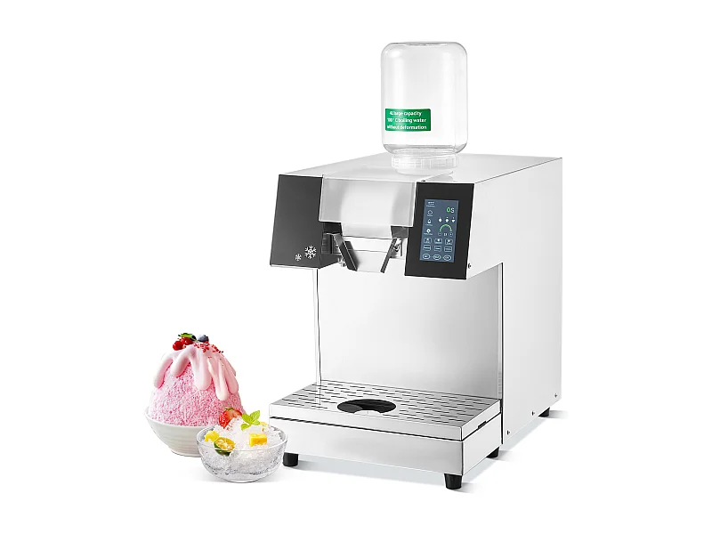 Máquina de Hielo Comercial SucceBuy en Copos de Nieve, 180 kg/24h en Acero Inoxidable