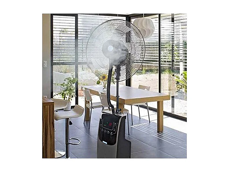 Ventilateur brumisateur d'interieur 3 vitesses 135 cm