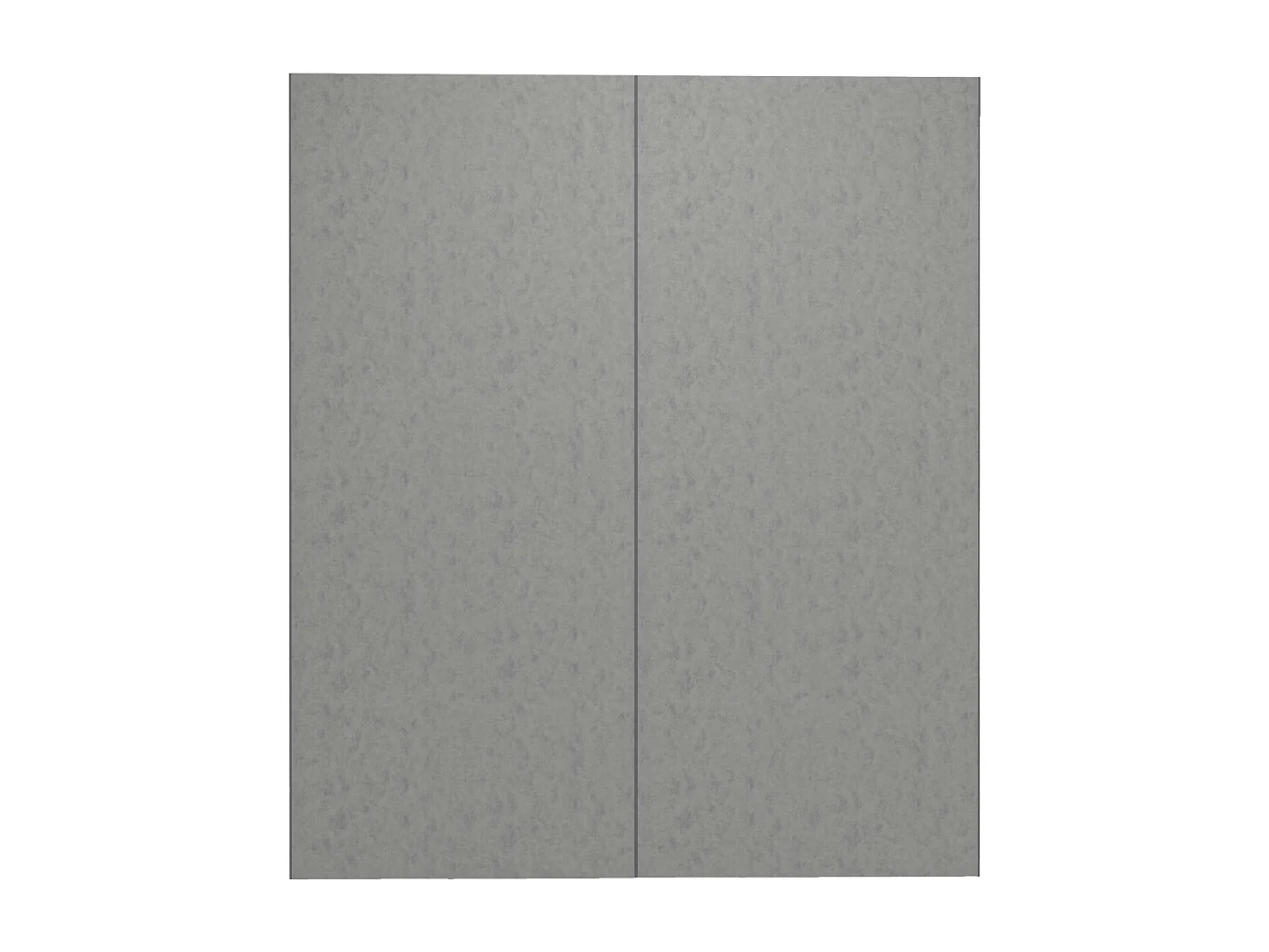 Lot de 2 panneaux muraux de douche gris mural aluminium avec 1 profile - L.90 x L.90 x H.210 cm - Étanche, durable et facile à nettoyer