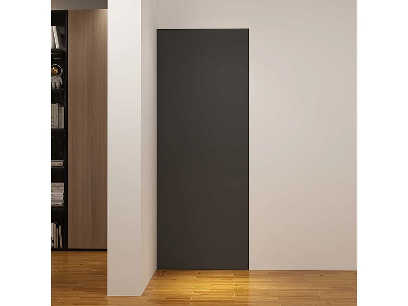 Zwart douchewandpaneel 90 x 210 cm aluminium wandpaneel - waterdicht, duurzaam en gemakkelijk schoon te maken