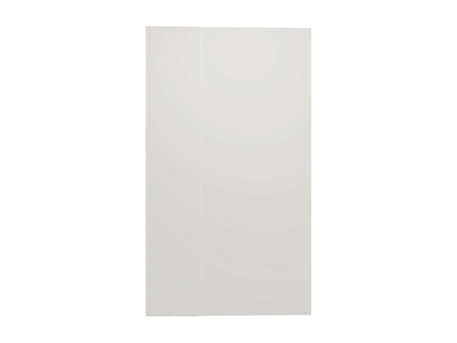 Lot de 2 panneaux muraux de douche Ivoire mural aluminium avec 1 profile - L.40 x L.90 x H.210 cm - Étanche, durable et facile à nettoyer