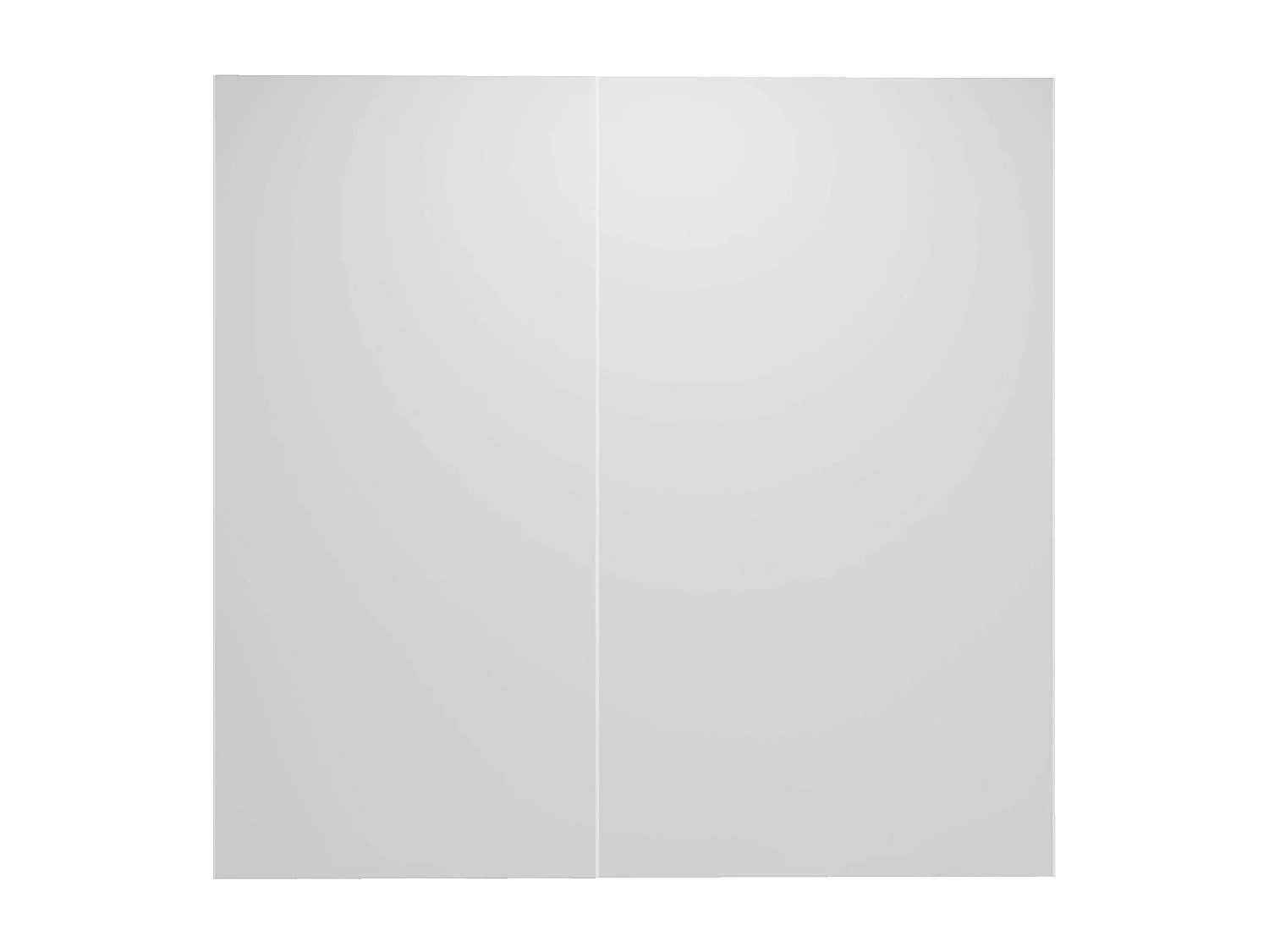 Lot de 2 panneaux muraux de douche blanc mural aluminium avec 1 profile - L.100 x L.120 x H.210 cm - Étanche, durable et facile à nettoyer