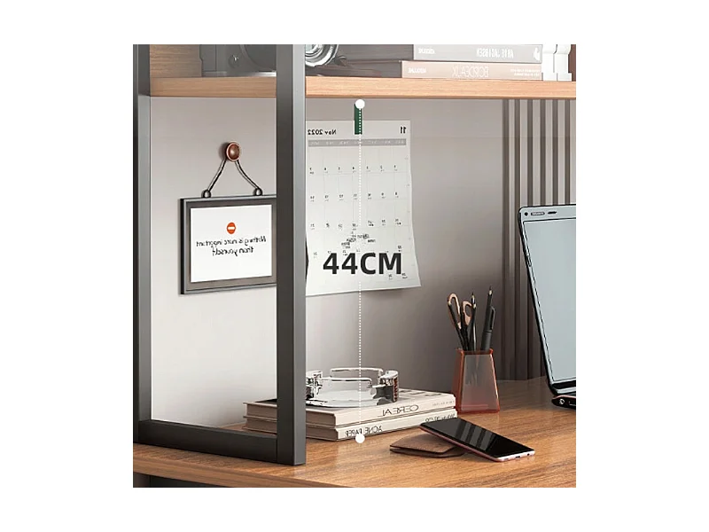 Biurko komputerowe ciemny buk pod laptop loft gamingowe nowoczesne 120 cm