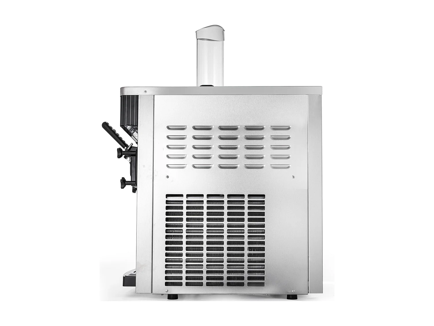 Zachte Ijsmachine SucceBuy, Commerciële Toestel voor Theke 2200 W 2 + 1 Smaken, voor Restaurants, Bars, Cafés, Bakkerijen