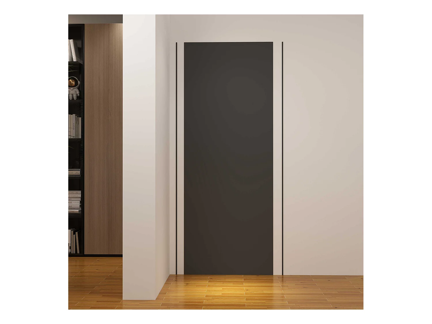 Panneau mural de douche Noir 120 x 210 cm mural aluminium avec 1 profile - Étanche, durable et facile à nettoyer