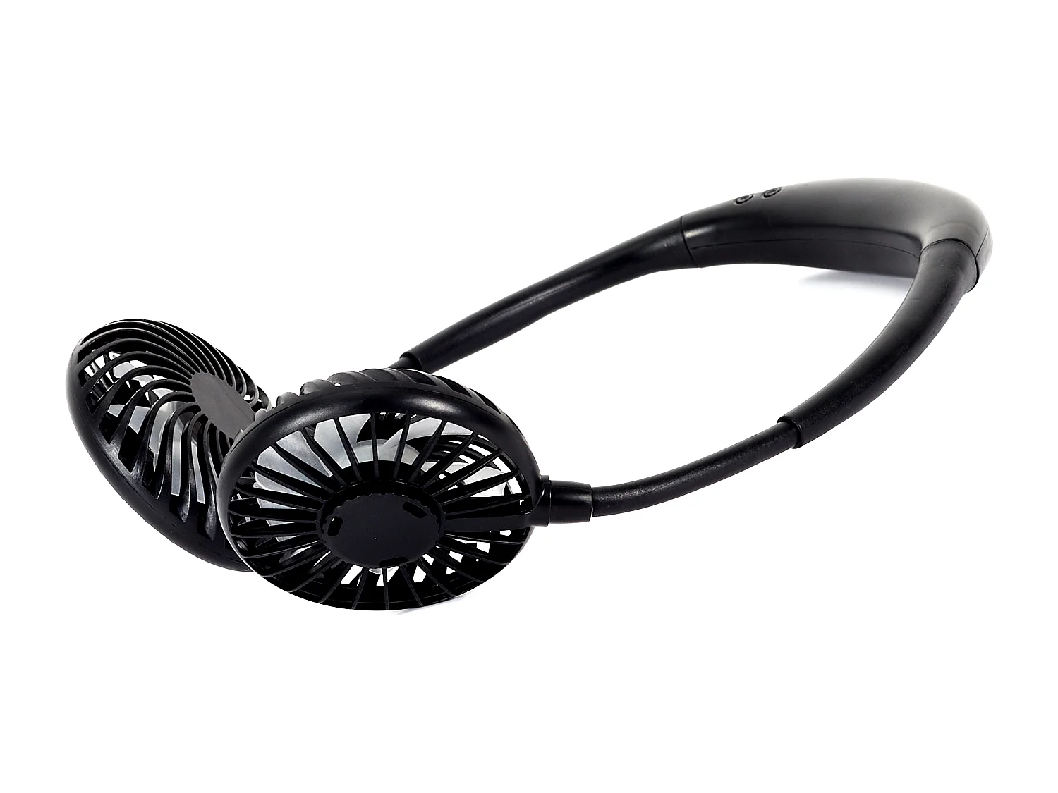 Ventilateur Rechargeable Tour De Cou Lumineux Noir