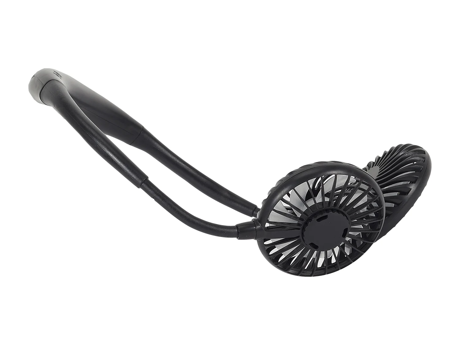 Ventilateur Rechargeable Tour De Cou Lumineux Noir