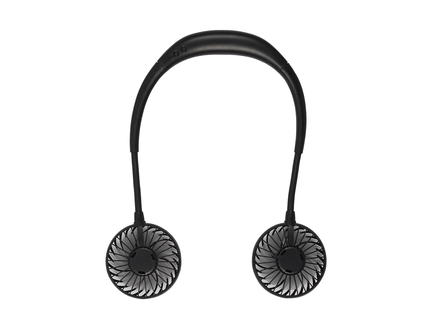 Ventilateur Rechargeable Tour De Cou Lumineux Noir