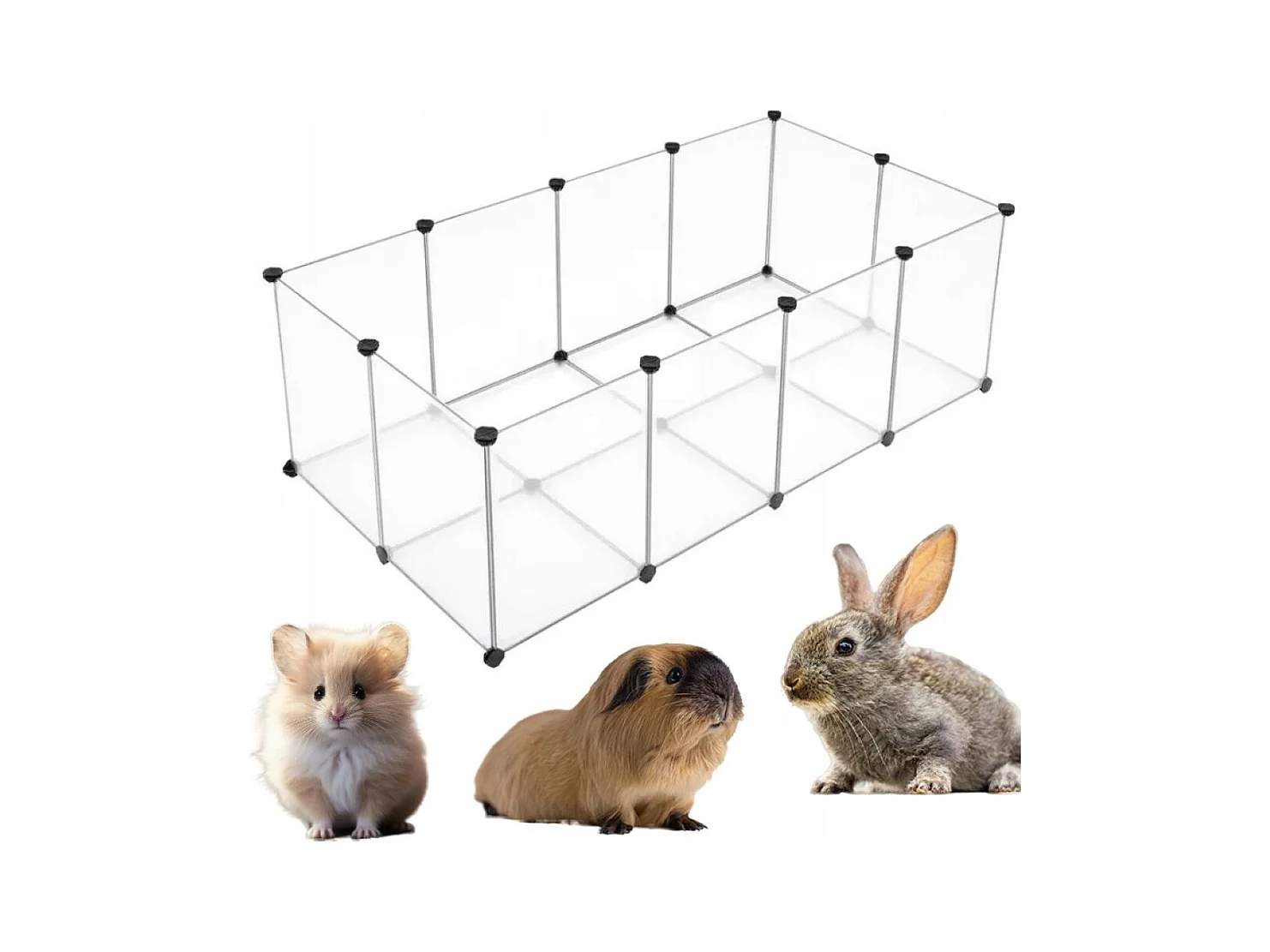 Enclos pour petits animaux rongeurs lapins hamsters + marteau