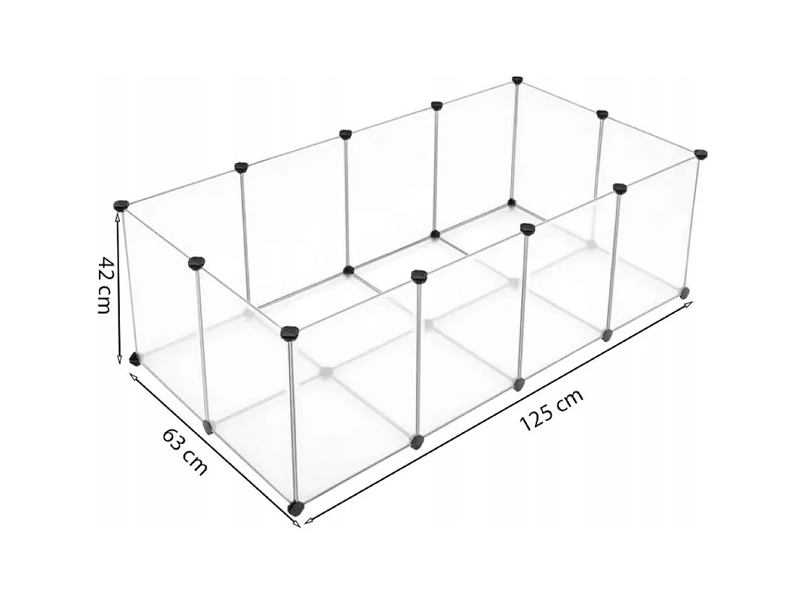 Enclos pour petits animaux rongeurs lapins hamsters + marteau