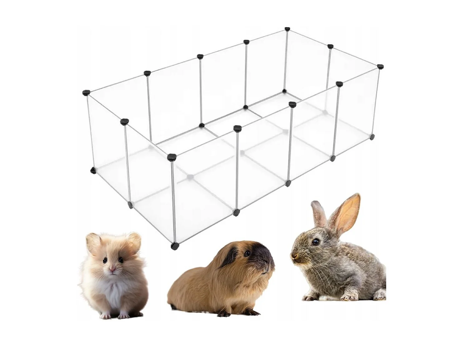 Enclos pour petits animaux rongeurs lapins hamsters + marteau