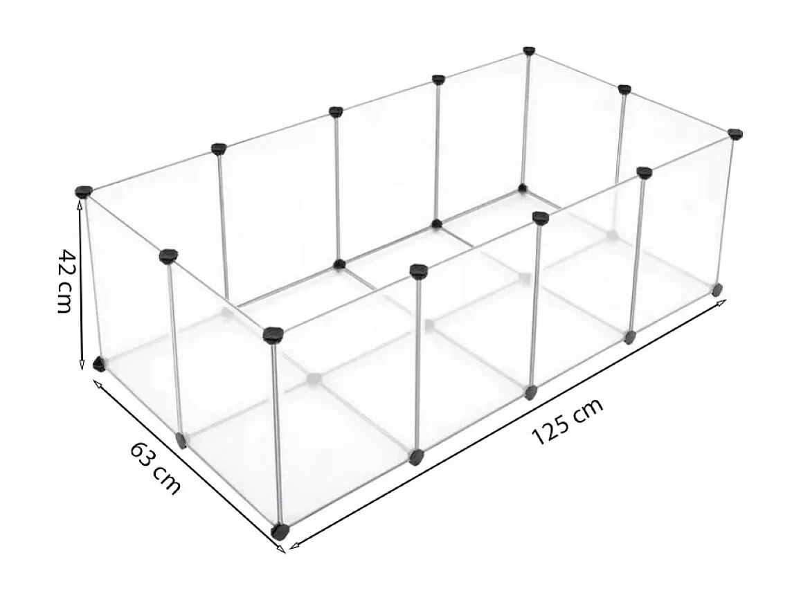 Enclos pour petits animaux rongeurs lapins hamsters + marteau