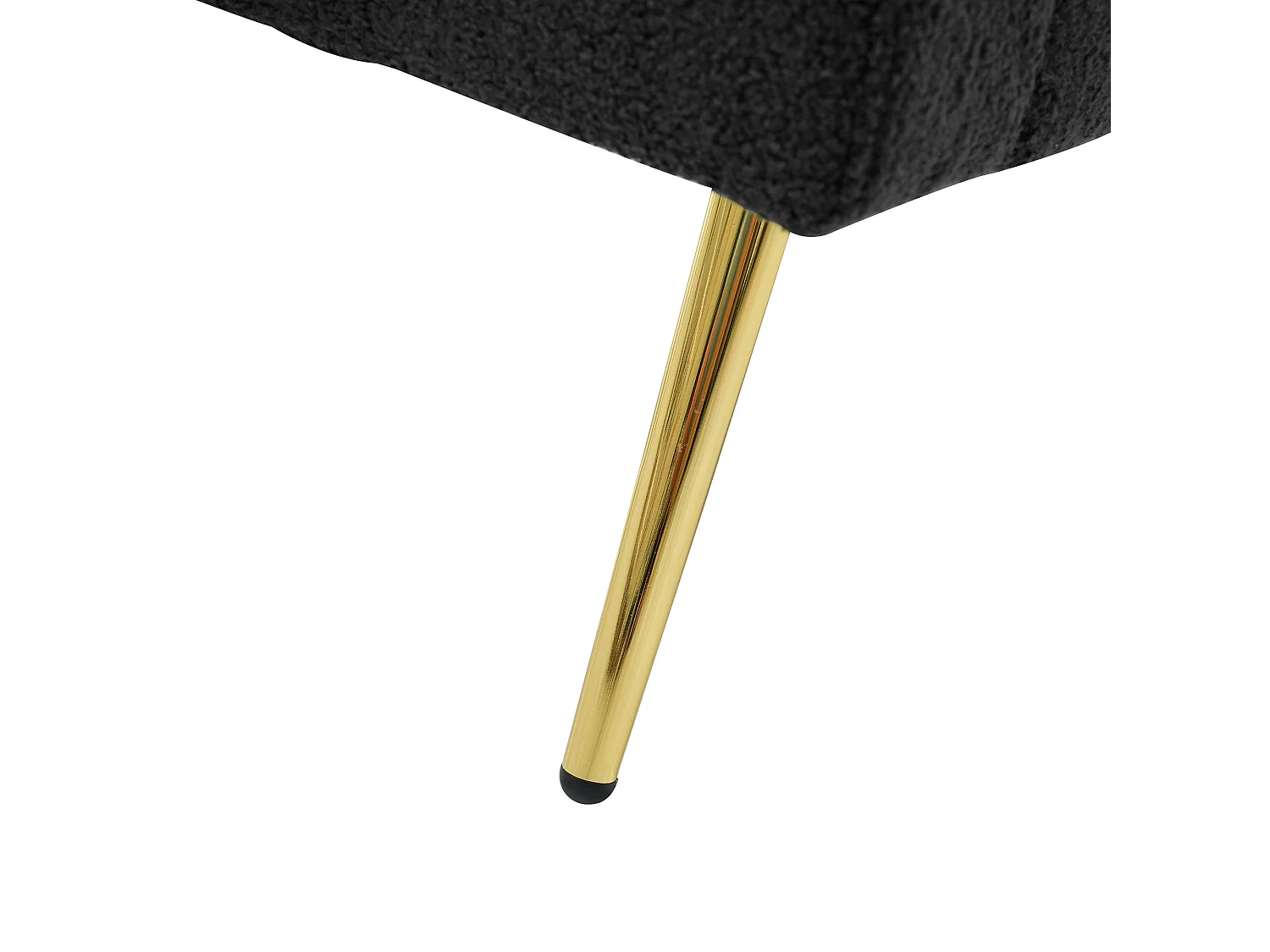 Szara sofa relaksacyjna - sofa z poduszkami i kieszeniami do przechowywania - złote nogi - do salonu i sypialni