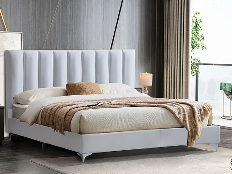 Cama de Casal Classic (Branco)(200×180 cm)