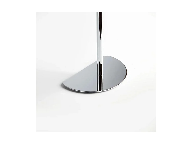 Porte-serviettes à 2 bras "Clara" en métal avec base demi-lune