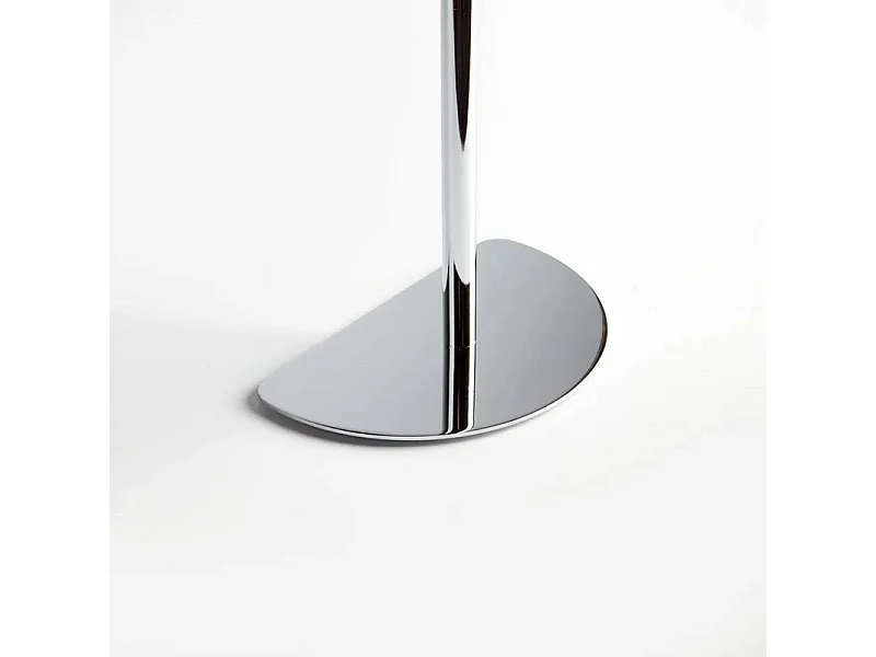 Suporte para toalhas "Clara" com 2 braços em metal e base em meia-lua