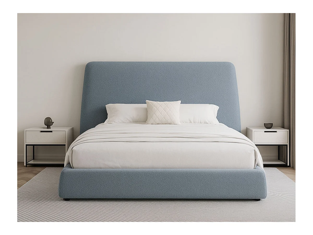 Cama de Casal Teddy (Cinza)(190×140 cm)