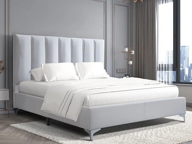 Cama de Casal Classic (Branco)(190×140 cm)