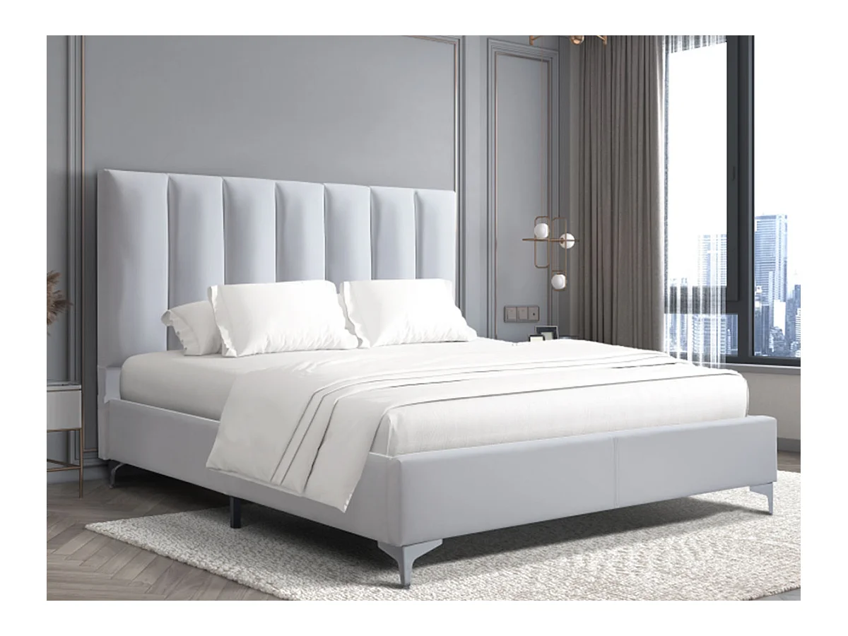 Cama de Casal Classic (Branco)(190×140 cm)