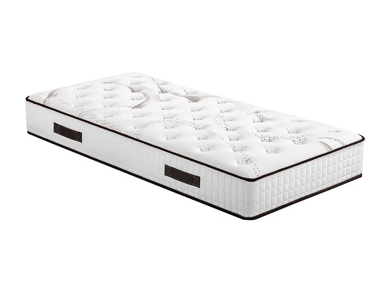 Matelas 90x190 Myriade - Mousse - Hauteur 21 cm - 5 zones - Soutien medium