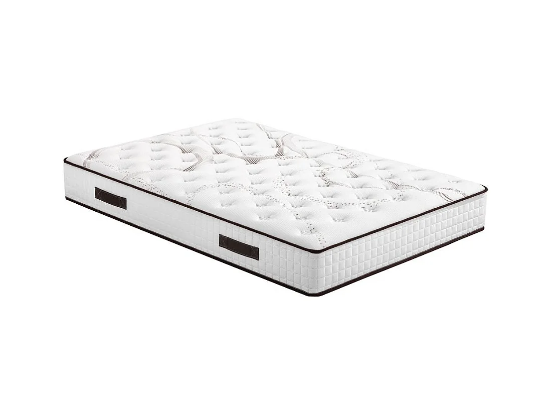 Matelas 140x190 Myriade - Mousse - Hauteur 21 cm - 5 zones - Soutien medium