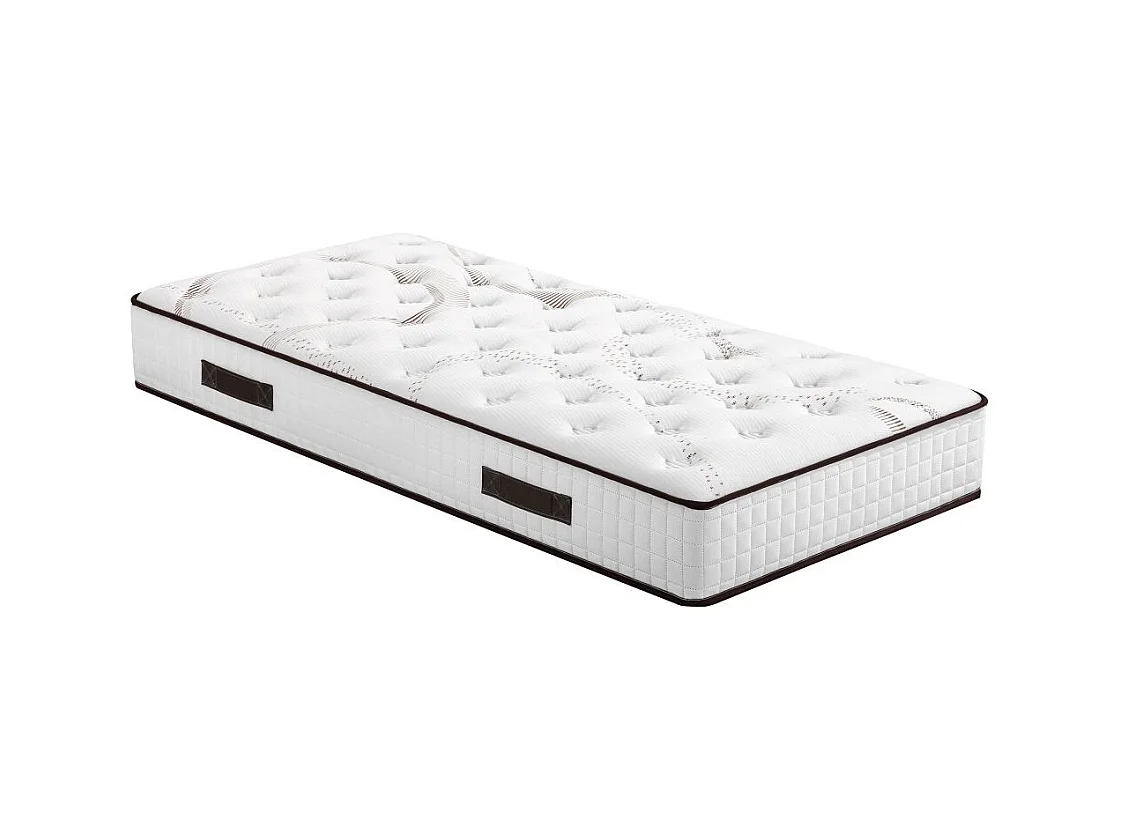 Matelas 90x200 Myriade - Mousse - Hauteur 21 cm - 5 zones - Soutien medium