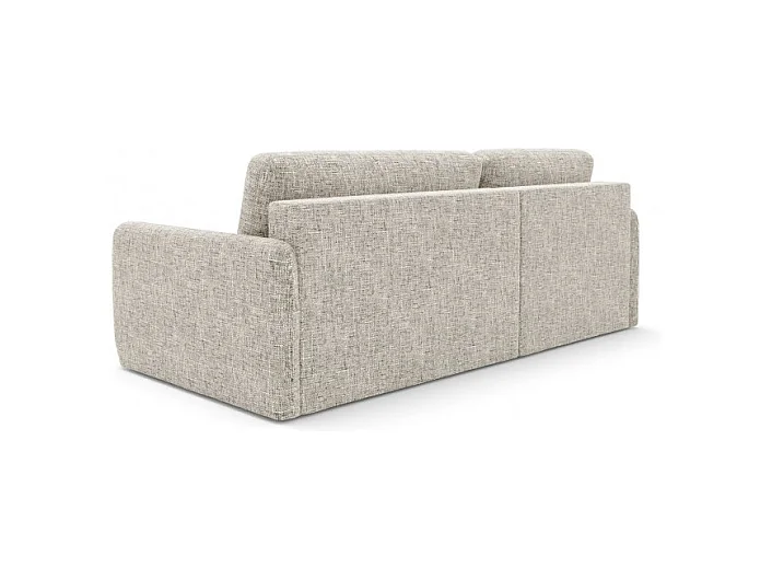 Canapé d'angle convertible IVA en tissu tressé