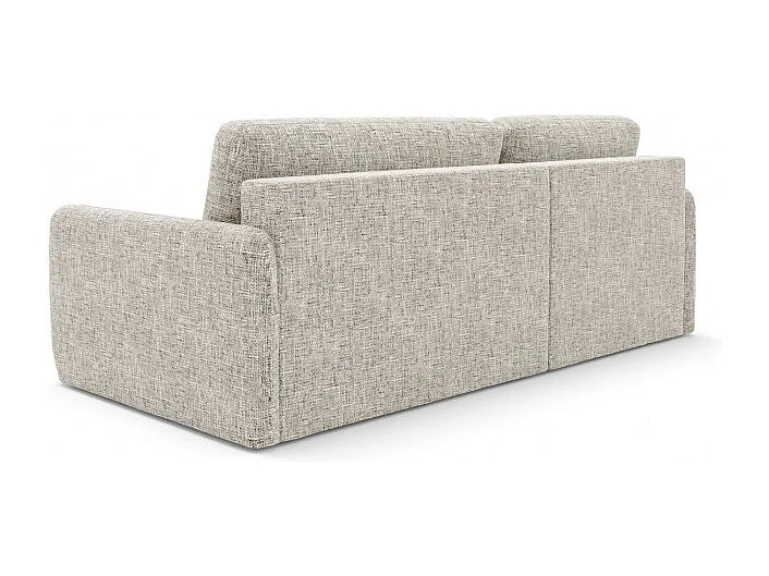 Canapé d'angle convertible IVA en tissu tressé