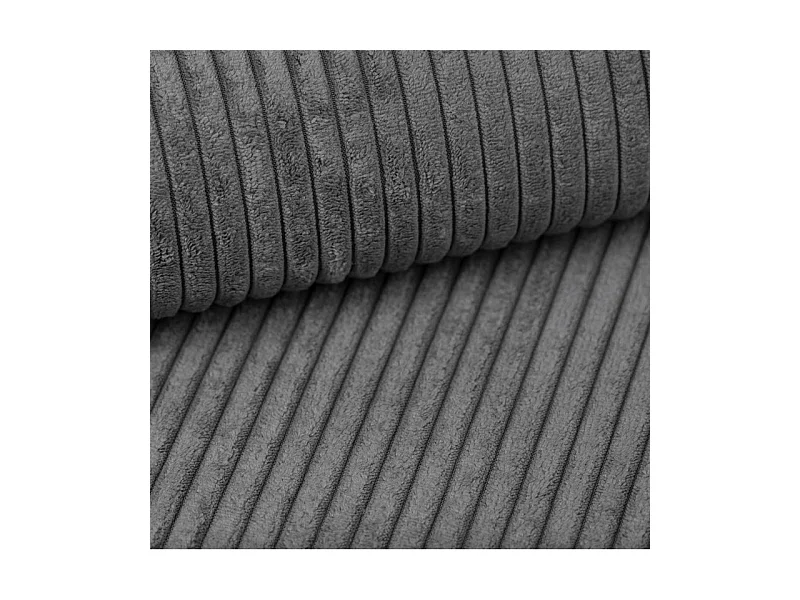 Canapé d’angle convertible GAYAO en velours côtelé