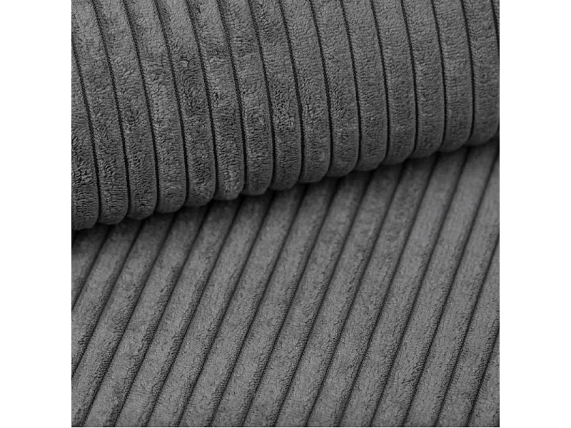 Canapé d’angle convertible GAYAO en velours côtelé