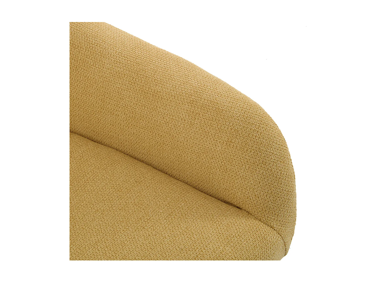 MALMO-Poltrona in legno naturale e tessuto Trendy Safran