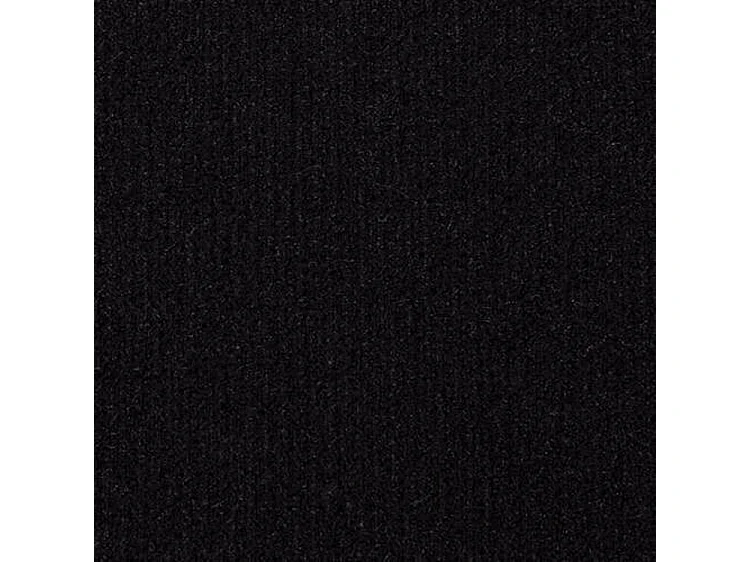 Lit continental Baltimore 145, Continental, Noir, 160x200, Tapisserie, Sommier à lattes,