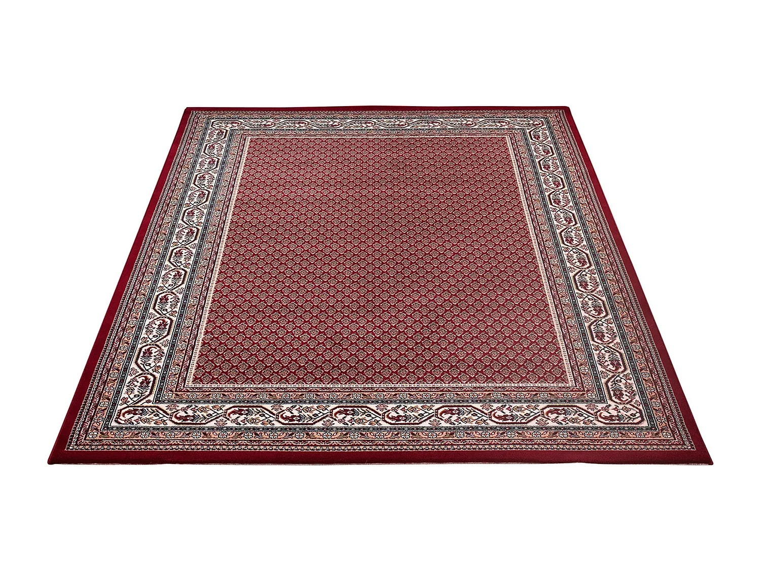 the carpet Kashmir - tapis classique oriental, Rouge, 80 x 150 cm