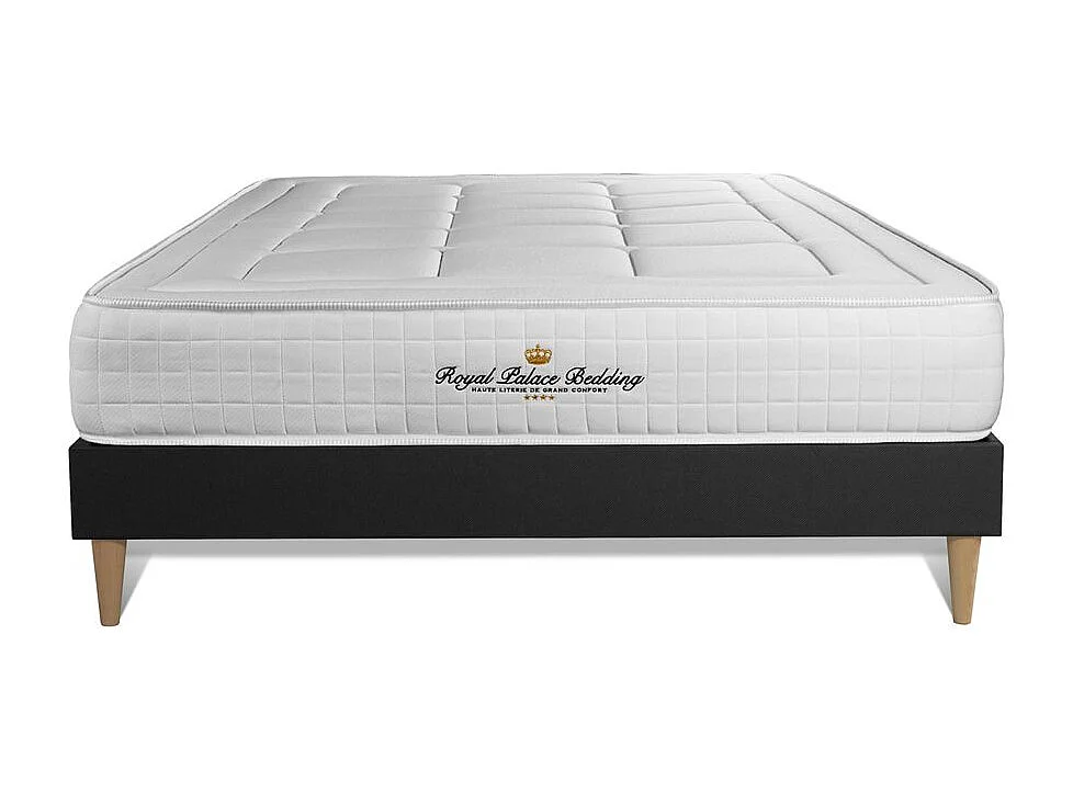 Ensemble Matelas Sommier 135x190 cm - Balmoral