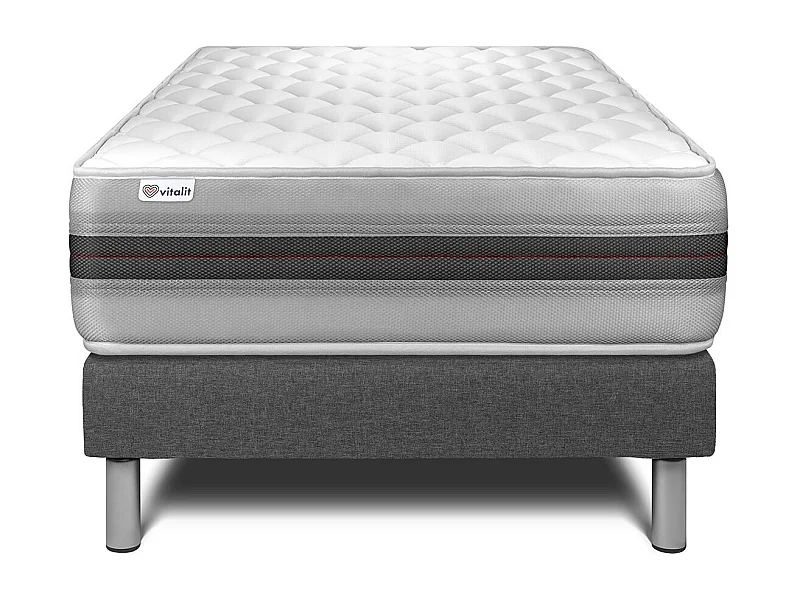 Ensemble Matelas Sommier 120x190 cm - Vitalmemo Back