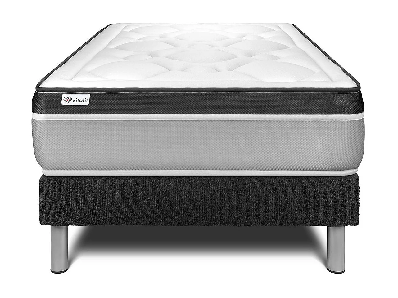 Ensemble Matelas Sommier 90x200 cm - Vital Ergo