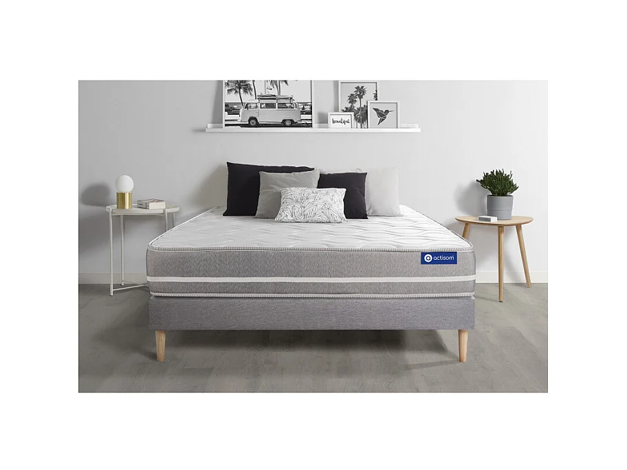 Ensemble Matelas Sommier 135x200 cm - Actilatex Touch