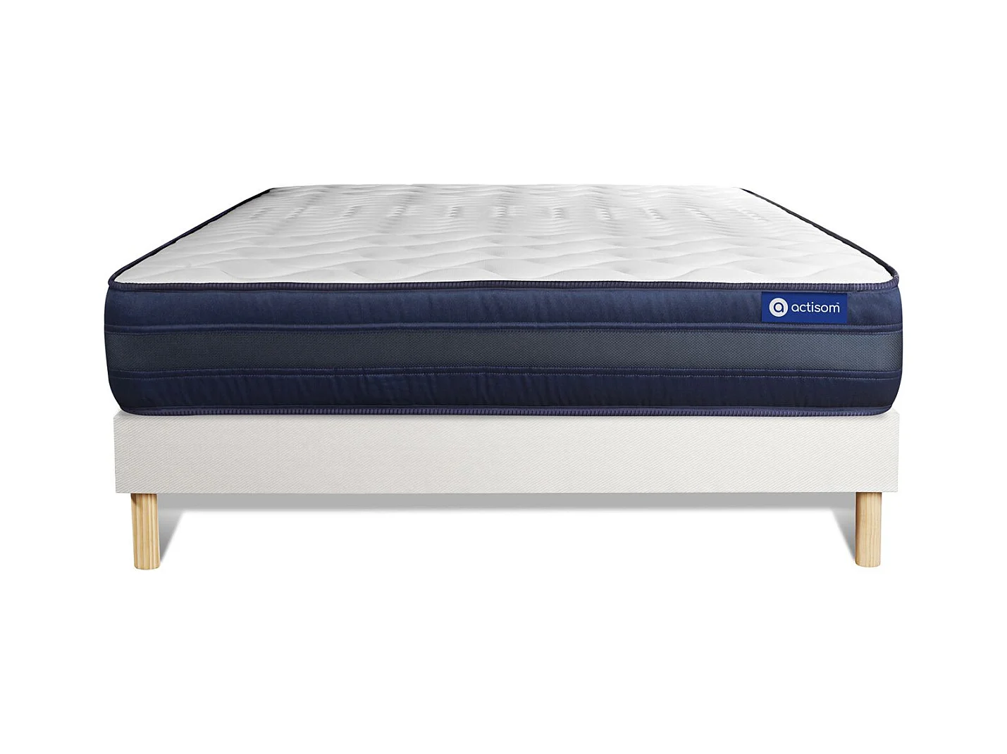 Ensemble Matelas Sommier 135x200 cm - Actimemo Tech